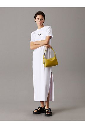 لباس سفید زنانه بافتنی Calvin Klein - کد 926372404