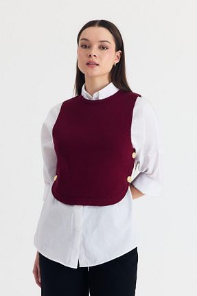 سوئیتر زرشکی زنانه اکریلیک Rays - کد 927251963