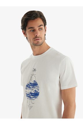 تیشرت سفید مردانه رگولار Blackspade - کد 927251808