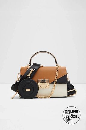 کیف دوشی نباتی زنانه چرم مصنوعی Aldo - کد 872881467