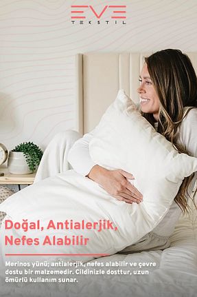 بالش سفید ساتن Eve Tekstil - کد 927265647