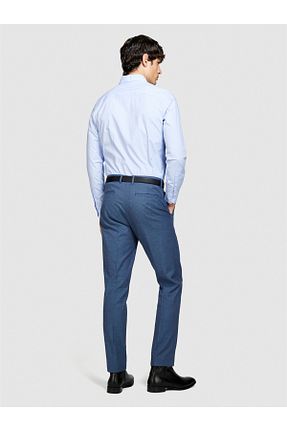 پیراهن آبی مردانه اسلیم فیت Sisley - کد 927264706