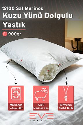 بالش سفید ساتن Eve Tekstil - کد 927265647
