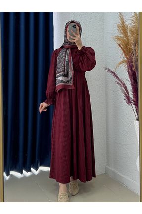 لباس حجاب زرشکی رگولار Ebrar Store - کد 927302113