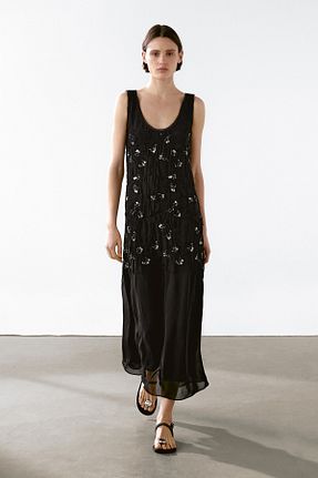 لباس مشکی زنانه بافتنی Massimo Dutti - کد 927314185