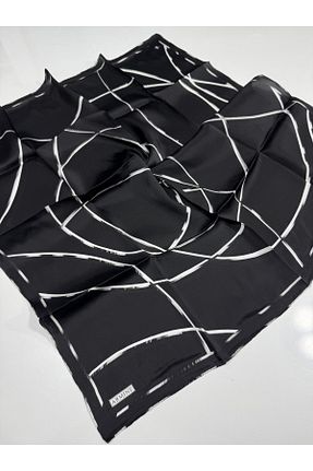 روسری رنگی کرپ ساتن ابریشم Armine - کد 846231454