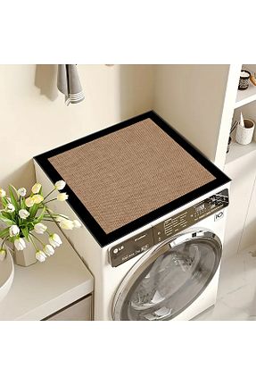 نظم دهنده حمام قهوه ای پلی استر The Rug Collective - کد 927321766
