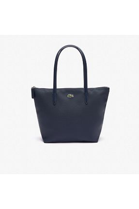 کیف دوشی سرمه ای زنانه چرم مصنوعی Lacoste - کد 3010277
