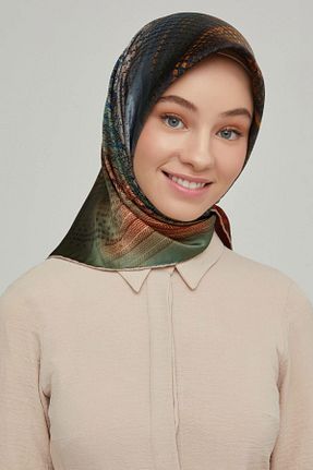 روسری مشکی کرپ ساتن ابریشم Armine - کد 289291513
