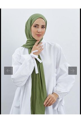 شال سبز زنانه پنبه ای Butik - کد 927347730