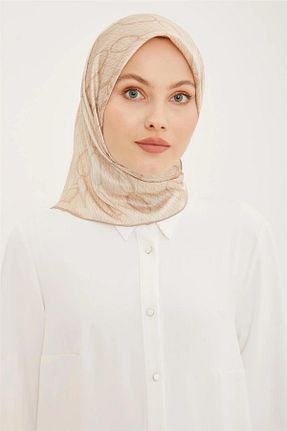 روسری رنگی کرپ ساتن ابریشم Armine - کد 845331477