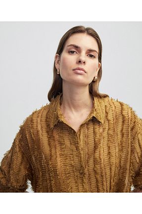 پیراهن قهوه ای زنانه رگولار İpekyol - کد 927342255