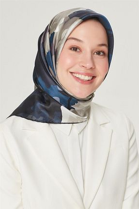 روسری سرمه ای İpek Tivil Armine - کد 636595082