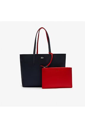 کیف دستی سرمه ای زنانه سایز متوسط Lacoste - کد 3604402