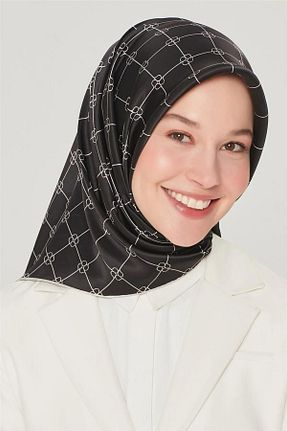 روسری سفید کرپ ساتن ابریشم Armine - کد 164083727
