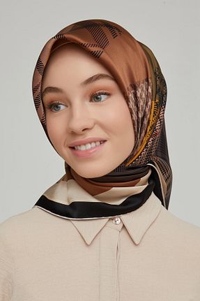 روسری سرمه ای İpek Tivil Armine - کد 350204360