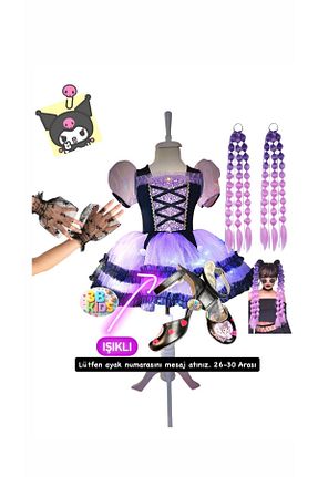 لباس مجلسی و فارغ التحصیلی بنفش بچه گانه بدون آستین 3b kids - کد 927570559