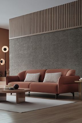 ست مبل قهوه ای 3+1 Enza Home - کد 927364032