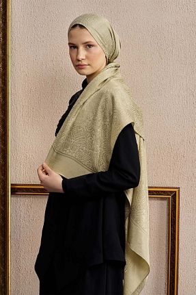 شال سبز زنانه پلی استر ED Scarf - کد 927369522