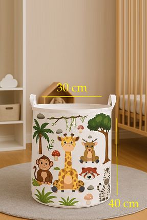 سبد لباس سفید پارچه Paris Home - کد 871006461