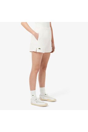 شلوارک و برمودا سفید زنانه رگولار Lacoste - کد 927376927
