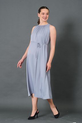 لباس بارداری طوسی زنانه بافتنی BUSA - کد 927380378