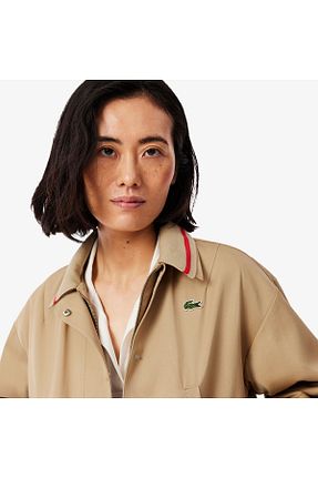 کت بژ زنانه رگولار Lacoste - کد 927376603