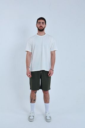 شلوارک و برمودا خاکی مردانه رگولار TKT - کد 927384892