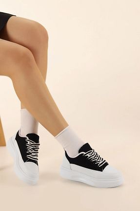 کفش اسنیکر سفید زنانه بند دار AlbiShoes - کد 927385788