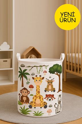 سبد لباس سفید پارچه Paris Home - کد 871006461