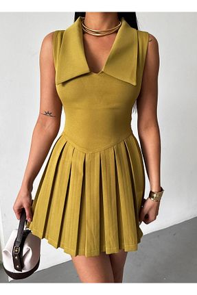 لباس سبز زنانه کرپ Liner - کد 927393528