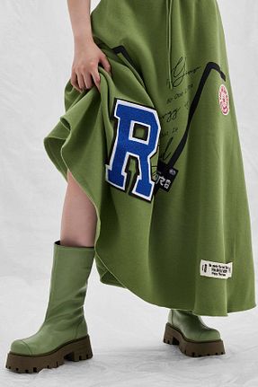 بوت / نیم بوت سبز زنانه چرم مصنوعی VDR - کد 927391105