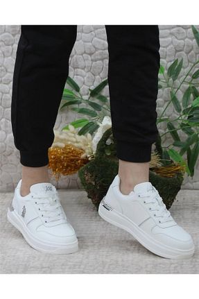 کفش اسنیکر سفید زنانه بند دار U.S. Polo Assn. - کد 927393053
