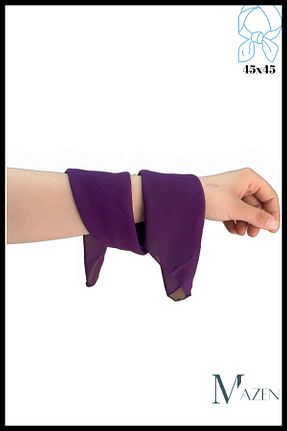 دستمال گردن زرشکی زنانه MAZEN - کد 927399315