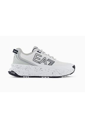کفش اسنیکر سفید زنانه بند دار EA7 Emporio Armani - کد 927585258