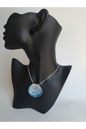 گردنبند جواهر طوسی زنانه برنجی BHR AKSESUAR - کد 927402940