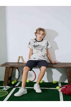 ست لباس راحتی طوسی بچه گانه طرح دار KIPIRIK BABY - کد 927528674