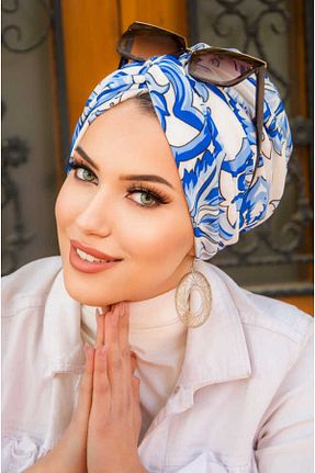 کلاه شنای حجاب سرمه ای زنانه Aişe Tesettür - کد 927415952