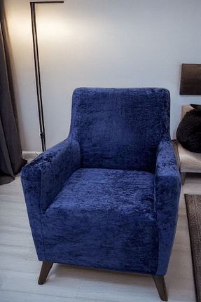 کاور مبل آبی مخمل Genel Markalar - کد 927536185