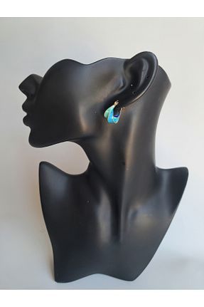 گوشواره جواهر متالیک فلزی BHR AKSESUAR - کد 927233729
