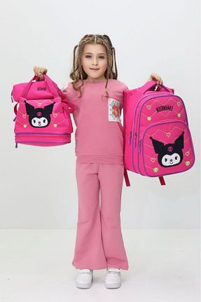 کیف مدرسه صورتی بچه گانه پارچه ای Probag - کد 927536610