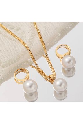 گردنبند مروارید متالیک مروارید اقیانوس monalisatoka - کد 927461062