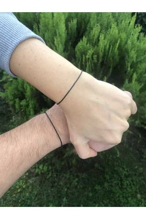 دستبند جواهر مشکی زنانه چرم Arda Aksesuar - کد 58762531