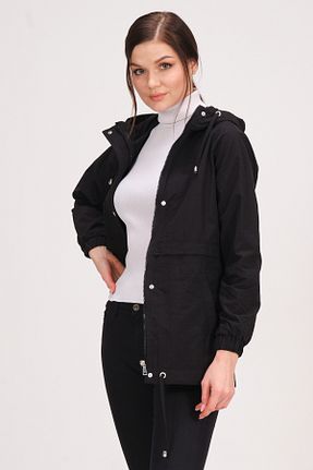 کاپشن مشکی زنانه رگولار PIQUE - کد 927460952