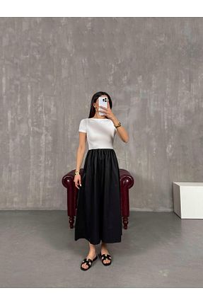 لباس مشکی زنانه بافتنی Gaus - کد 927541003