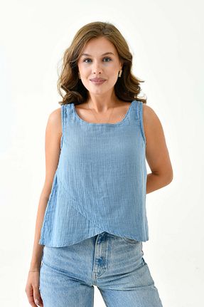 جلیقه آبی زنانه Relaxed Butik - کد 851525418