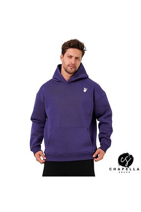سوئیشرت بنفش زنانه نقش دار / کار شده ChapellaSocks - کد 927580501