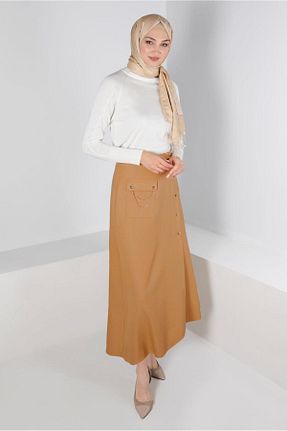 دامن حجاب نارنجی زنانه رگولار Alvina - کد 793826021