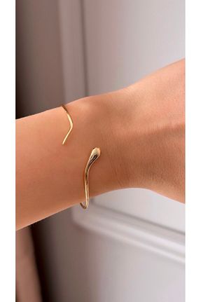 دستبند نقره زرد زنانه 925 عیار emy by emel luxury silver jewelry - کد 927527950