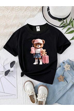 تیشرت مشکی بچه گانه رگولار twins tailors - کد 927563371